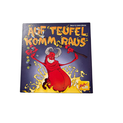Auf Teufel Komm Raus von Zoch - Spiele Hit für Familien 2013 – SKU A13356 – Gesellschaftsspiel gebraucht kaufen bei Brettspielimperium