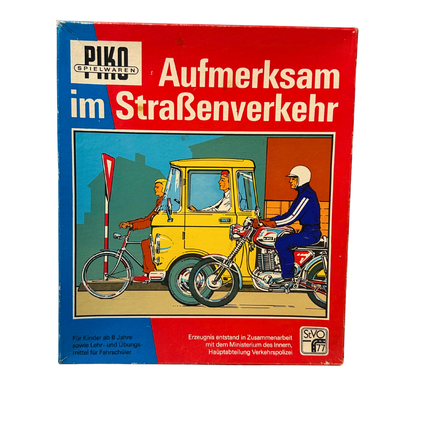 AUFMERKSAM IM STRASSENVERKEHR PIKO SPIELWAREN DDR  Vollständig getestet - Ansicht 1