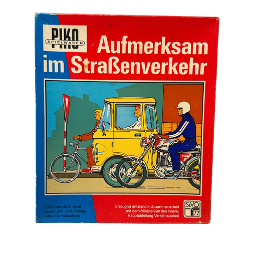 AUFMERKSAM IM STRASSENVERKEHR PIKO SPIELWAREN DDR  Vollständig getestet - Ansicht 1