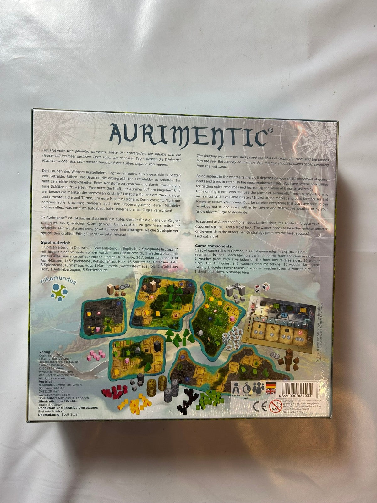 Aurimentic Nikamundus Kennerspiel Brettspiel Strategiespiel Kennerspiel NEU - Ansicht 6