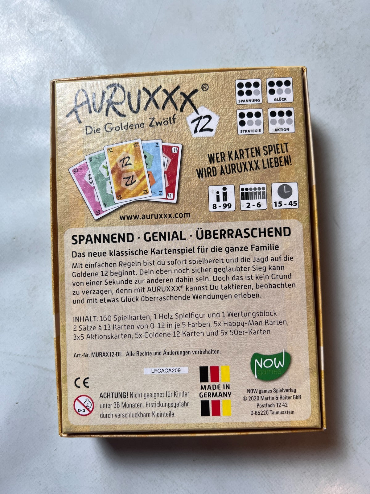 AURUXXX – Die goldene Zwölf Now games - Unbespielt - Ansicht 9