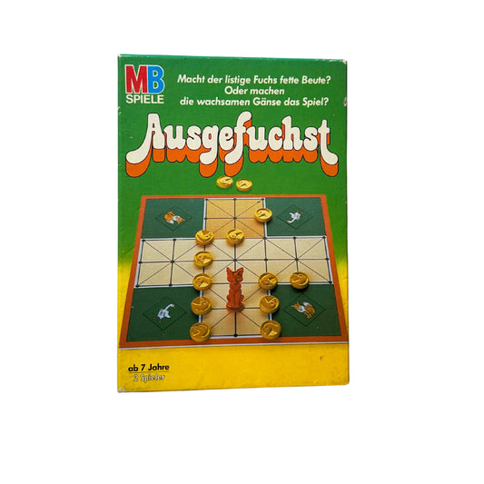 Ausgefuchst Kinderspiel - MB Spiel 1984 – SKU A12326 – Gesellschaftsspiel gebraucht kaufen bei Brettspielimperium