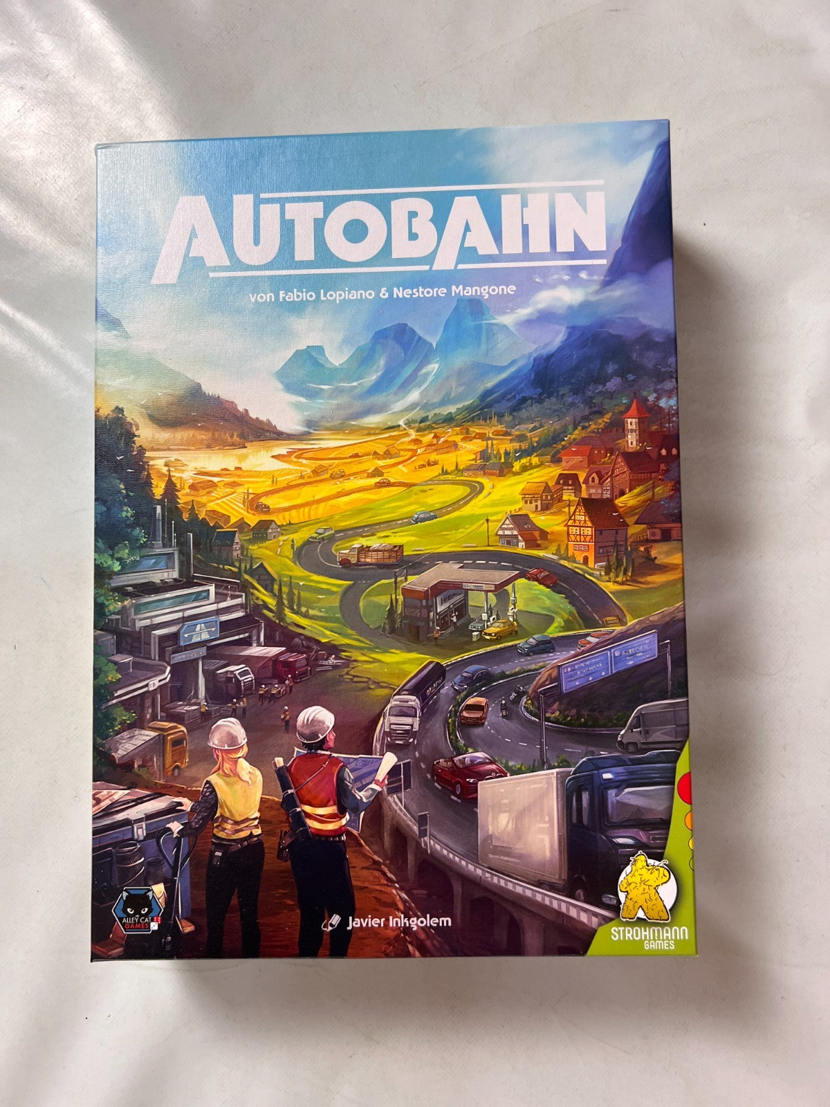 Autobahn Brettspiel deutsch Strohmann Games  Unbespielt - Ansicht 4