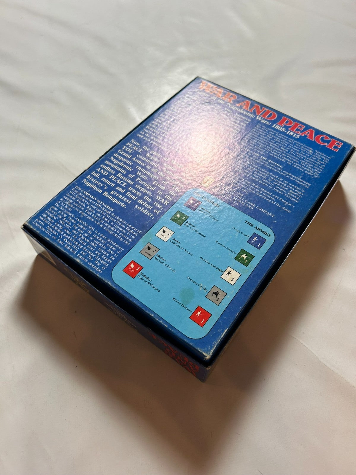 Avalon Hill 1980 War and Peace Brettspiel  Vollständig - Ansicht 14