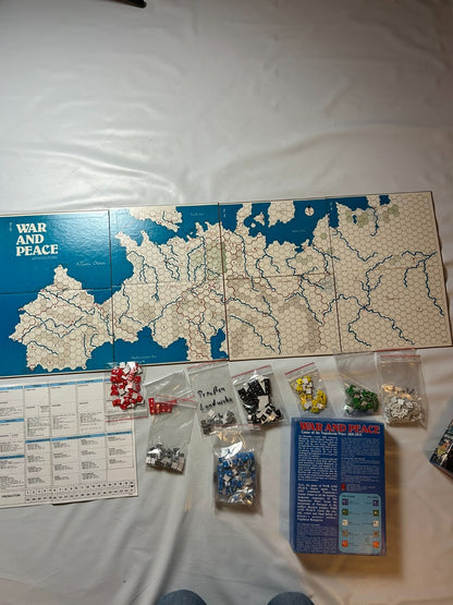 Avalon Hill 1980 War and Peace Brettspiel  Vollständig - Ansicht 6