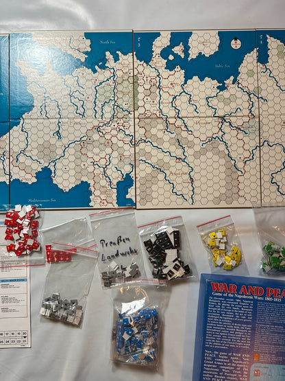 Avalon Hill 1980 War and Peace Brettspiel  Vollständig - Ansicht 8