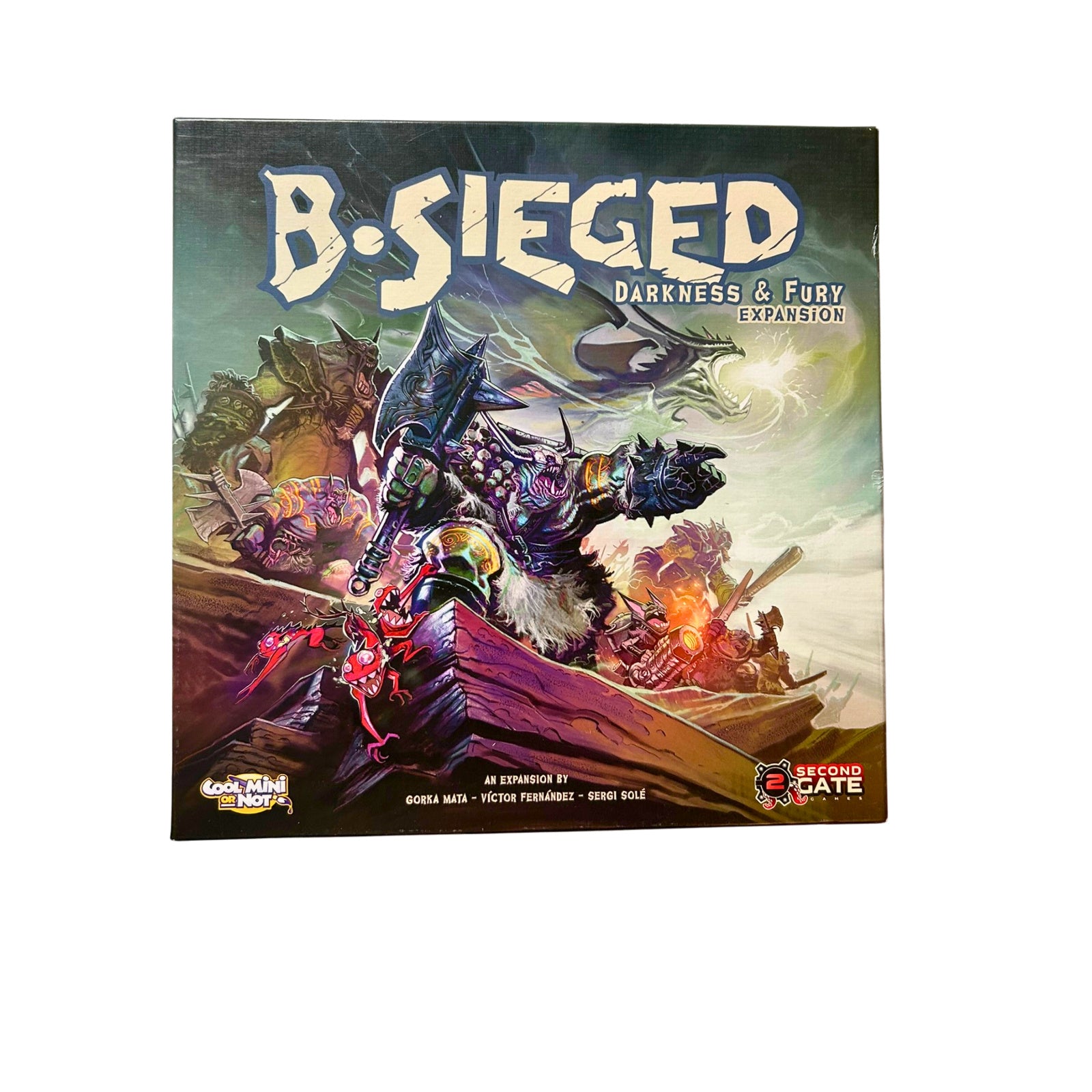 B-Sieged - Darkness & FurY Expansion englisch - Unbespielt – SKU A10128 – Gesellschaftsspiel gebraucht kaufen bei Brettspielimperium