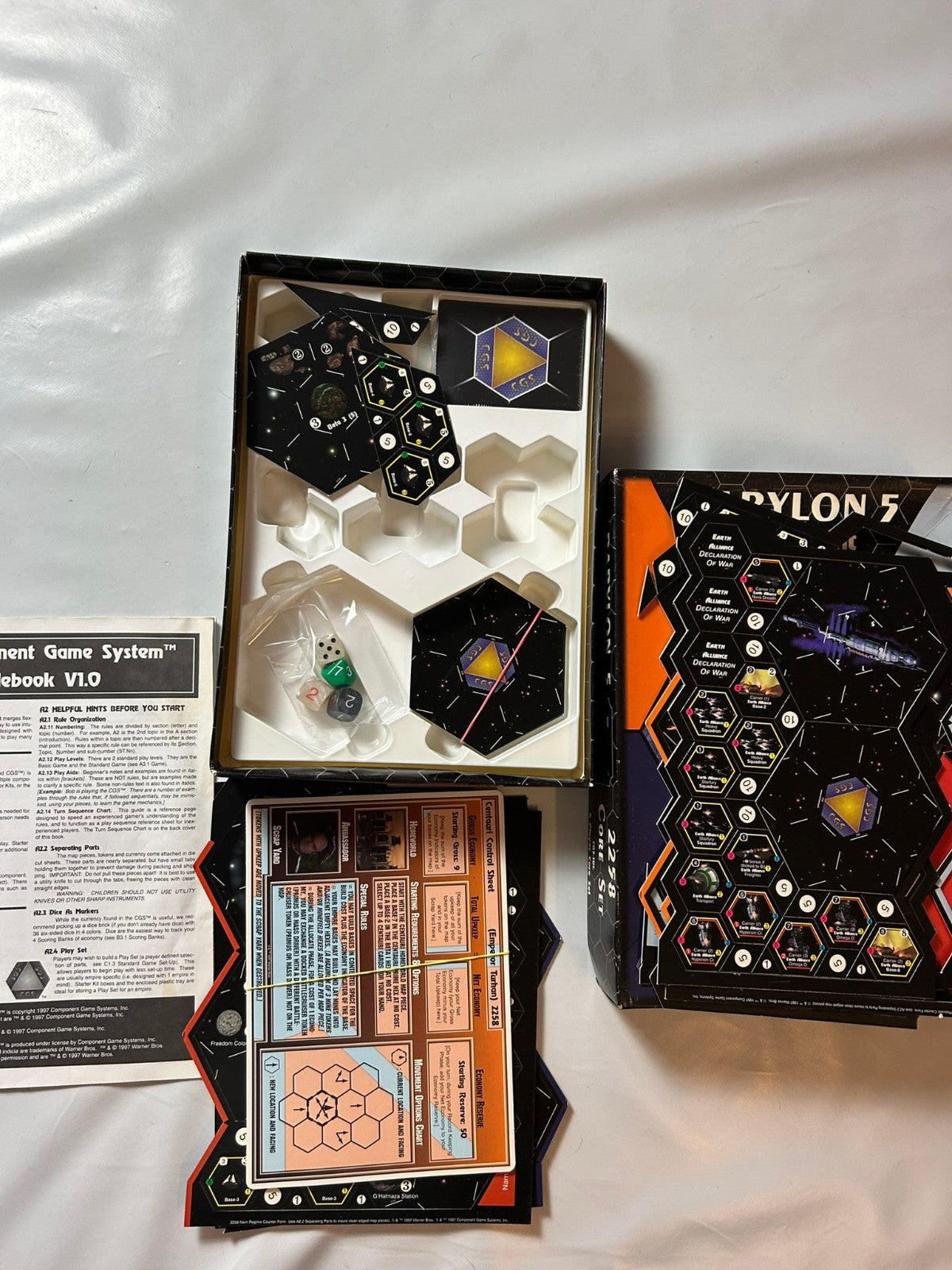 Babylon 5, Narn Regime,  Component Game System, 2258 Core Set OVP, Englisch - Ansicht 6