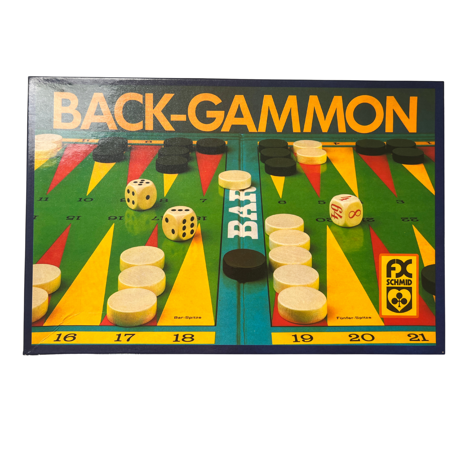 Back Gammon FX Schmid Spielzeug Spiel Brettspiel Spiele 91890  Vollständig - Ansicht 1