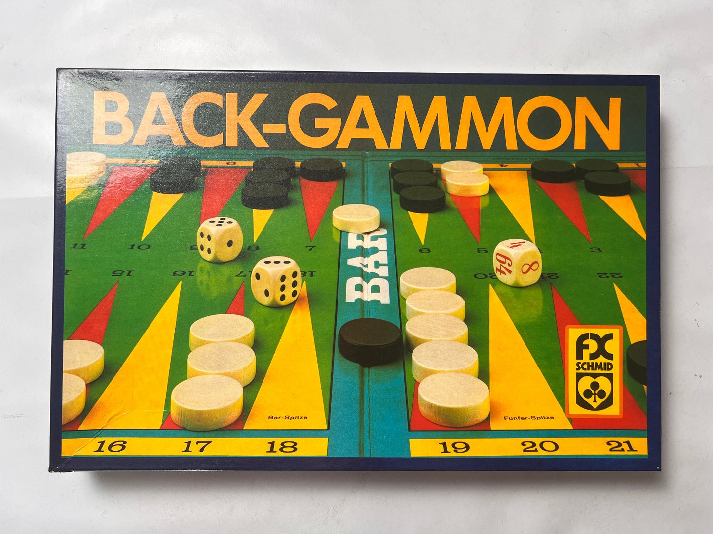 Back Gammon FX Schmid Spielzeug Spiel Brettspiel Spiele 91890  Vollständig - Ansicht 4