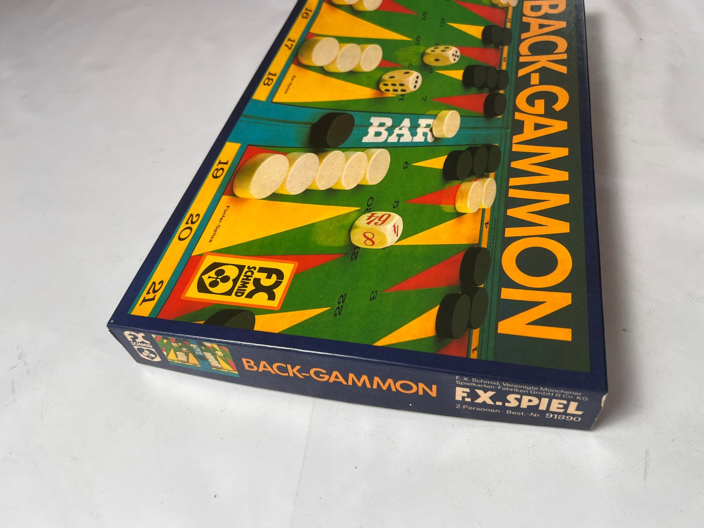 Back Gammon FX Schmid Spielzeug Spiel Brettspiel Spiele 91890  Vollständig - Ansicht 7