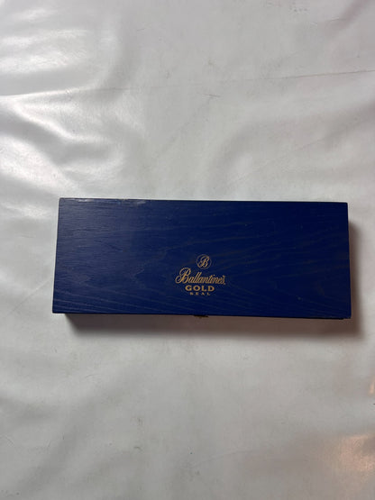 Backgammon Holz Ballantines Gold Seal  30 x 12 cm geschlossen Vollständig - Ansicht 3