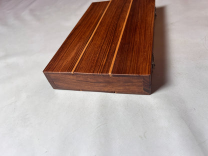 Backgammon Kofer Holz  25 x 16 cm geschlossen - Ansicht 7