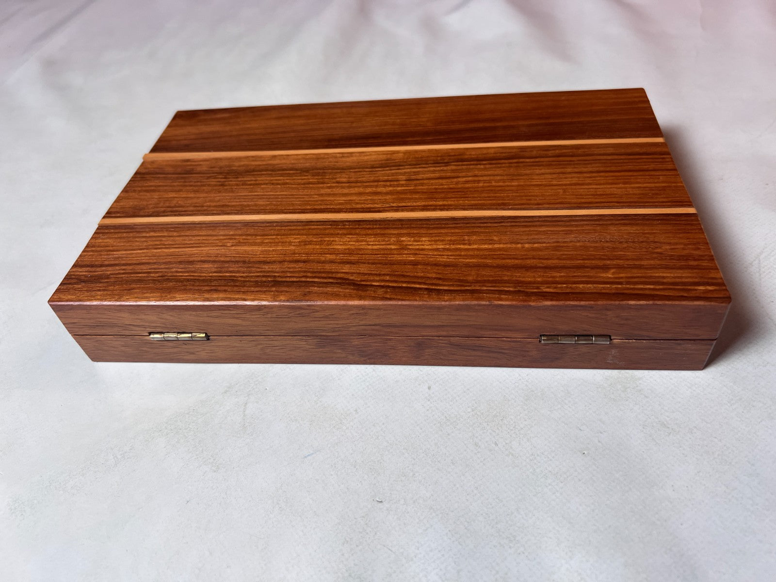 Backgammon Kofer Holz  25 x 16 cm geschlossen - Ansicht 8