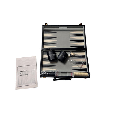 Backgammon Koffer - Braun 23x20cm geschlossen – SKU A13462 – Gesellschaftsspiel gebraucht kaufen bei Brettspielimperium