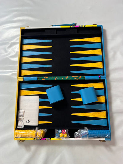 Backgammon Koffer Bunt 59x45 geschlossen Das Spiel mit dem Panda - Vollständig - Ansicht 6