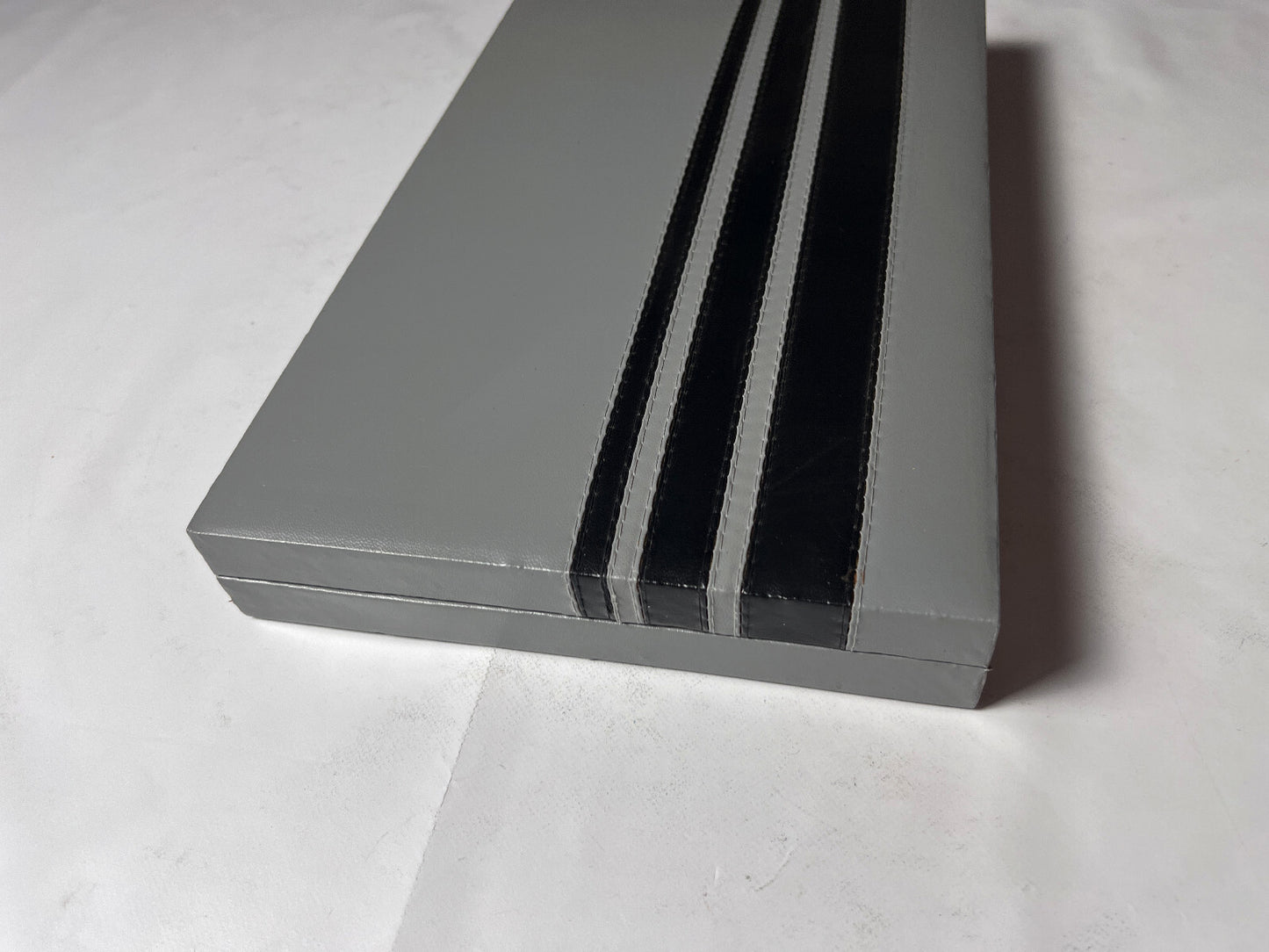 Backgammon Koffer - schwarz 38x24cm geschlossen - Vollständig Super Zustand - Ansicht 9