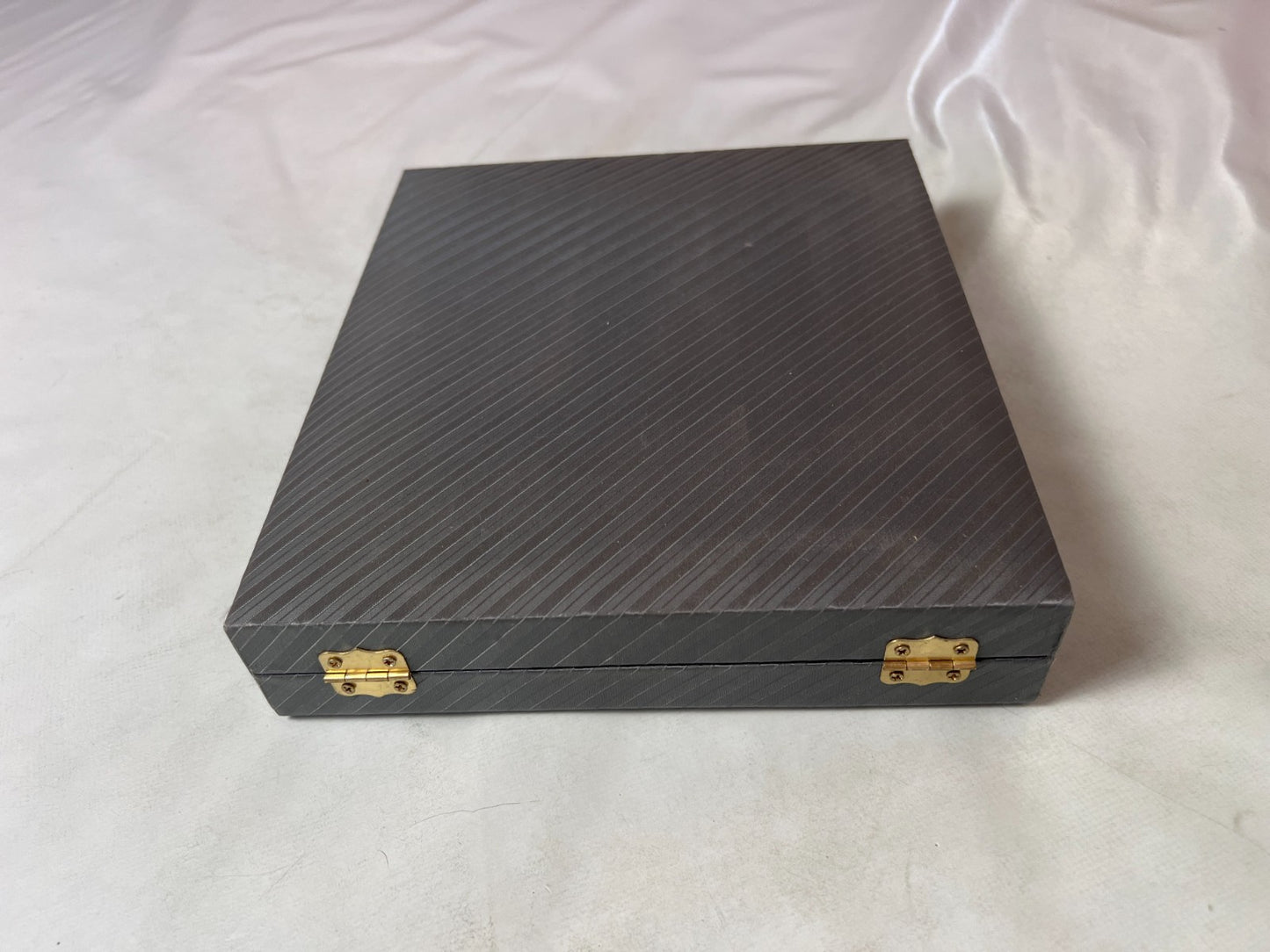 Backgammon Spiele Kunstleder-Koffer  26 x 23 cm geschlossen - Vollständig - Ansicht 11