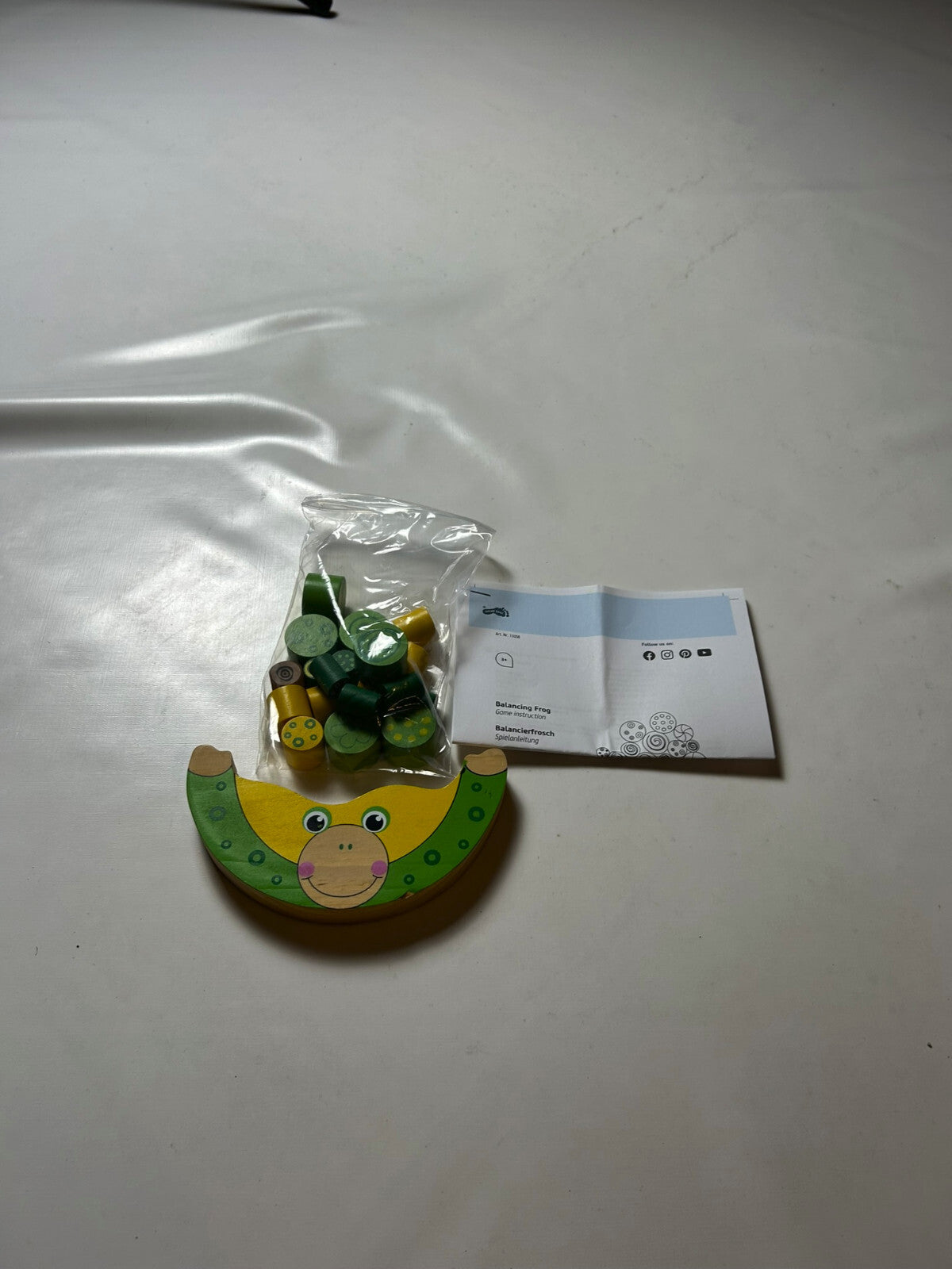 Balancier Balancing Frog Geschicklichkeitsspiel aus Holz - Vollständig - Ansicht 3
