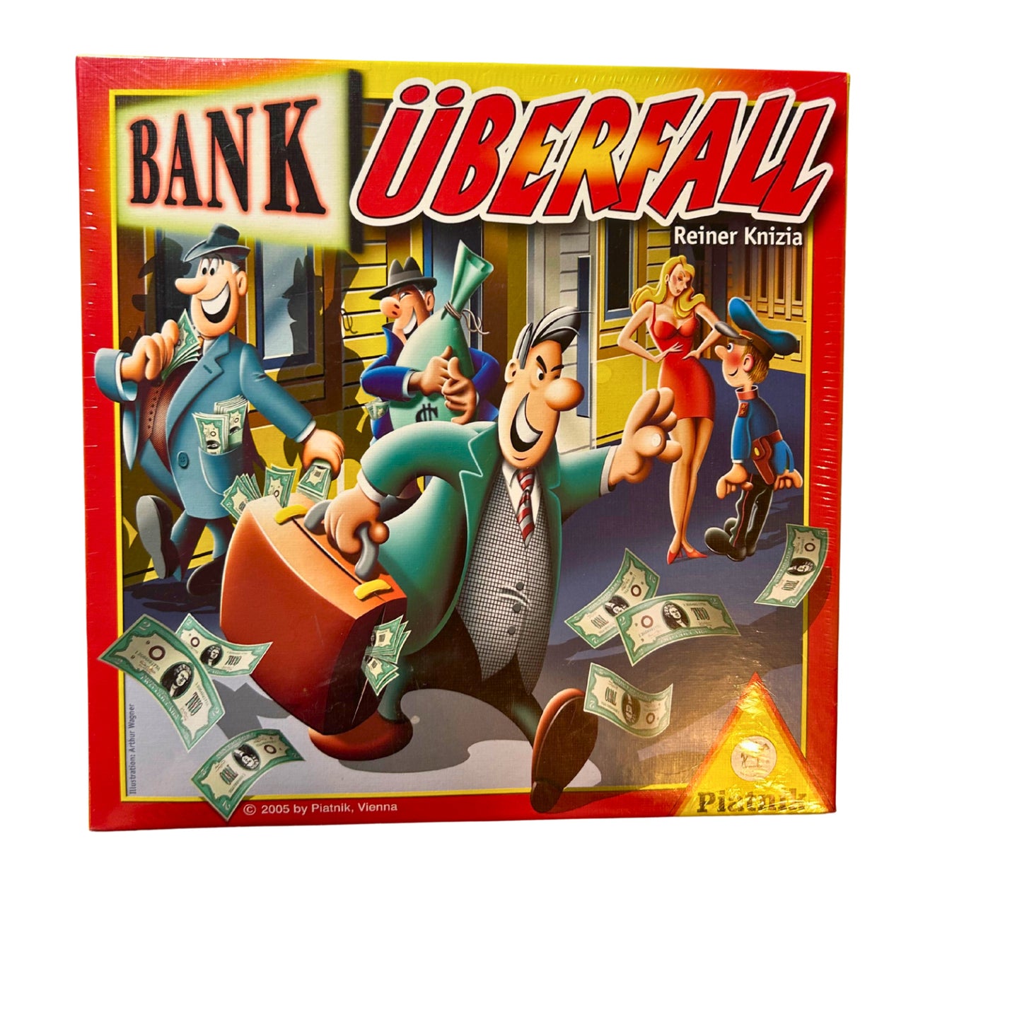 Banküberfall - Reiner Knizia - taktisches Knobelspiel - Piatnik 2005 - NEU – SKU A10997 – Gesellschaftsspiel gebraucht kaufen bei Brettspielimperium