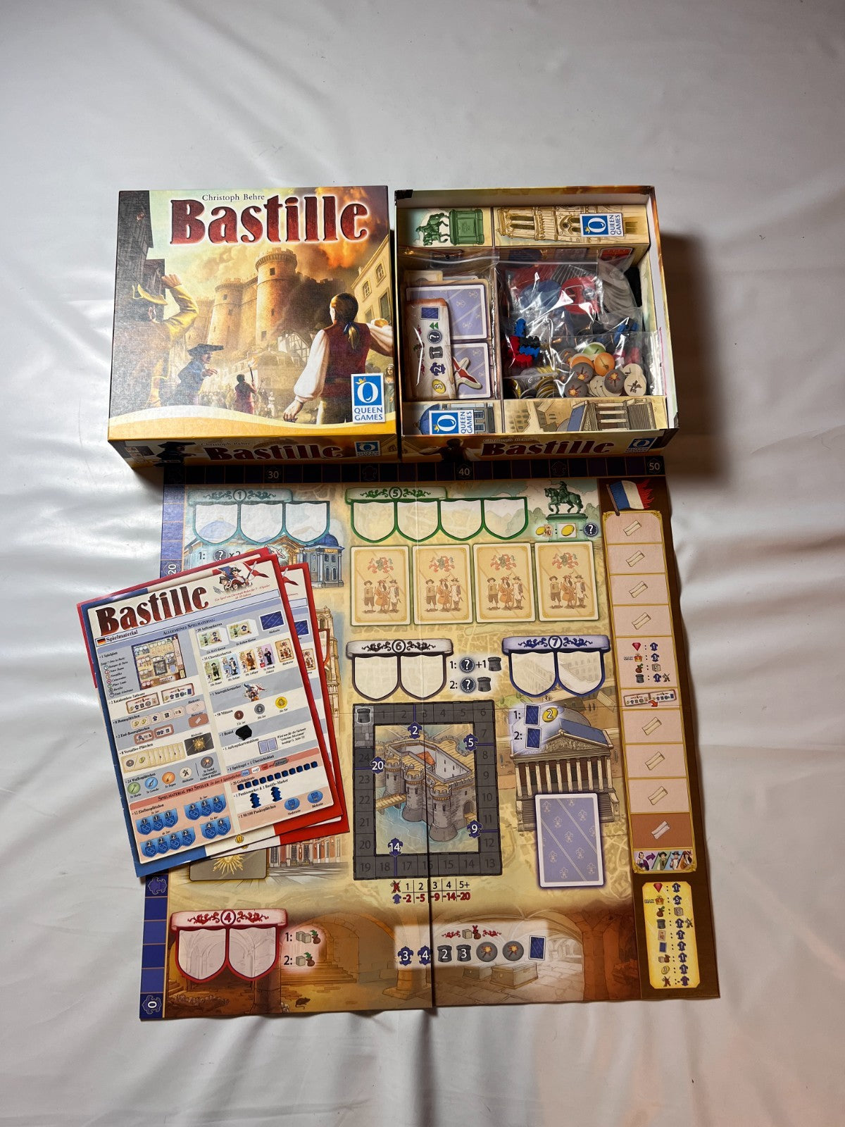Bastille Queen Games Brettspiel  vollständig - Ansicht 2