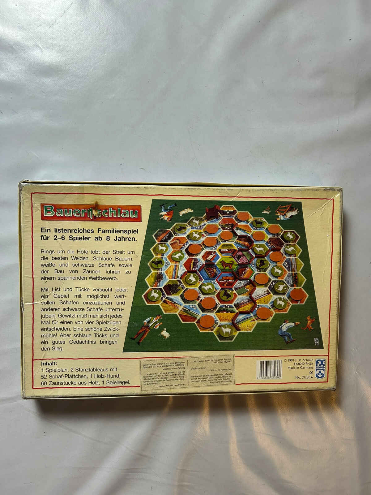 Bauernschlau von FX Schmid Familienspiel Brettspiel von 1991 vollständig - Ansicht 10