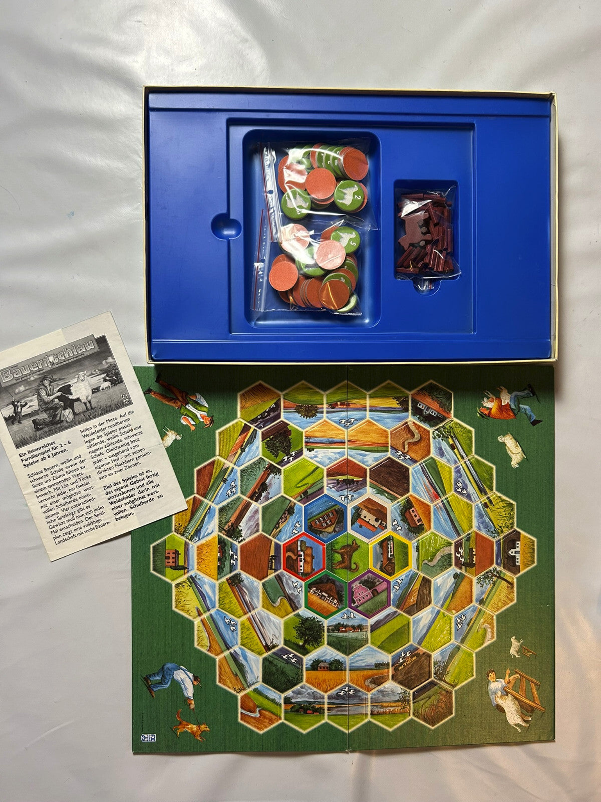 Bauernschlau von FX Schmid Familienspiel Brettspiel von 1991 vollständig - Ansicht 7
