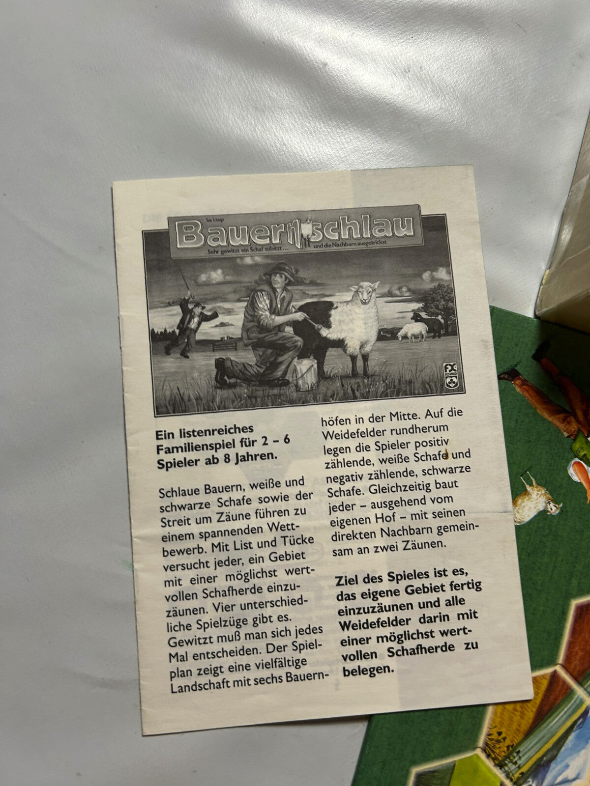 Bauernschlau von FX Schmid Familienspiel Brettspiel von 1991 vollständig - Ansicht 8