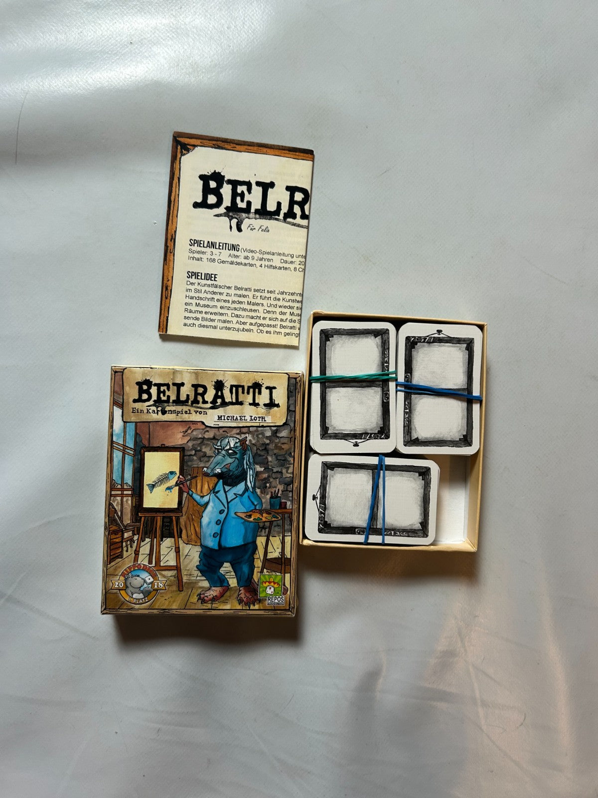 Belratti Kartenspiel altes Layout DEUTSCH Repos Spiel  Vollständig - Ansicht 6