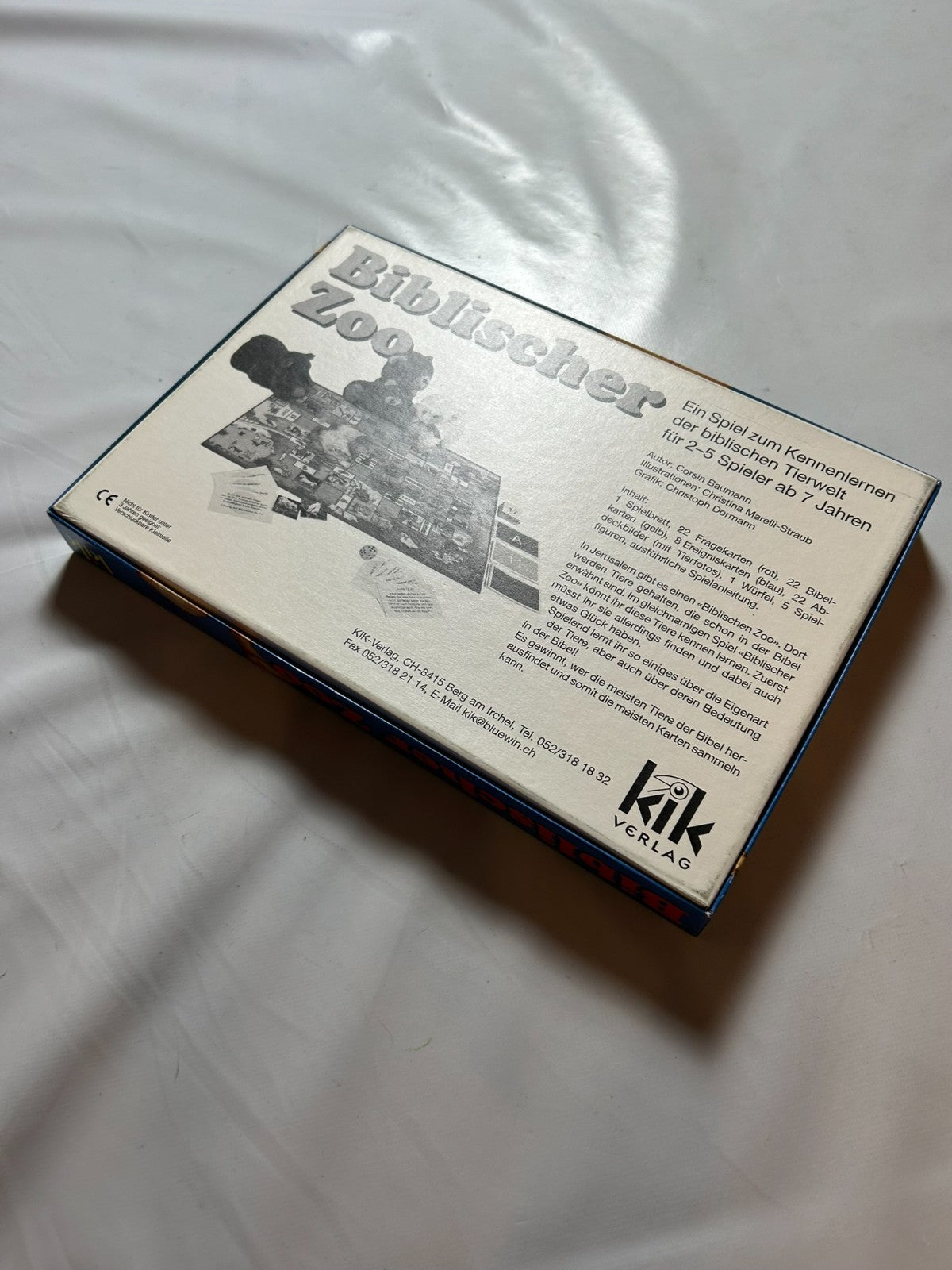 Biblischer Zoo Brettspiel Spiel Kik Verlag  Vollständig - Ansicht 12