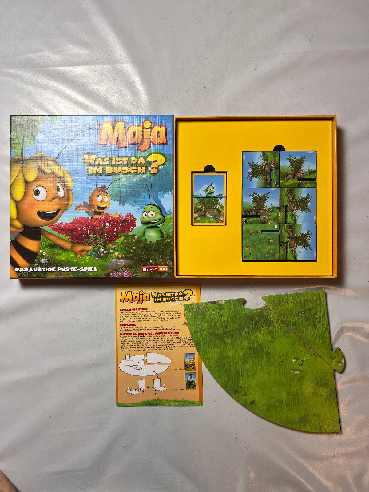 Biene Maja Spiel Was ist da im Busch Brettspiel  Vollständig - Ansicht 2