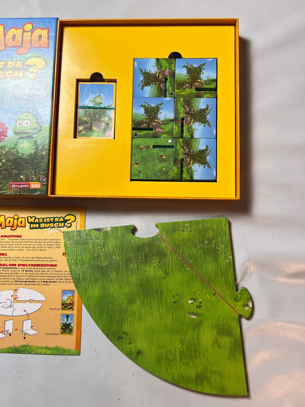 Biene Maja Spiel Was ist da im Busch Brettspiel  Vollständig - Ansicht 3