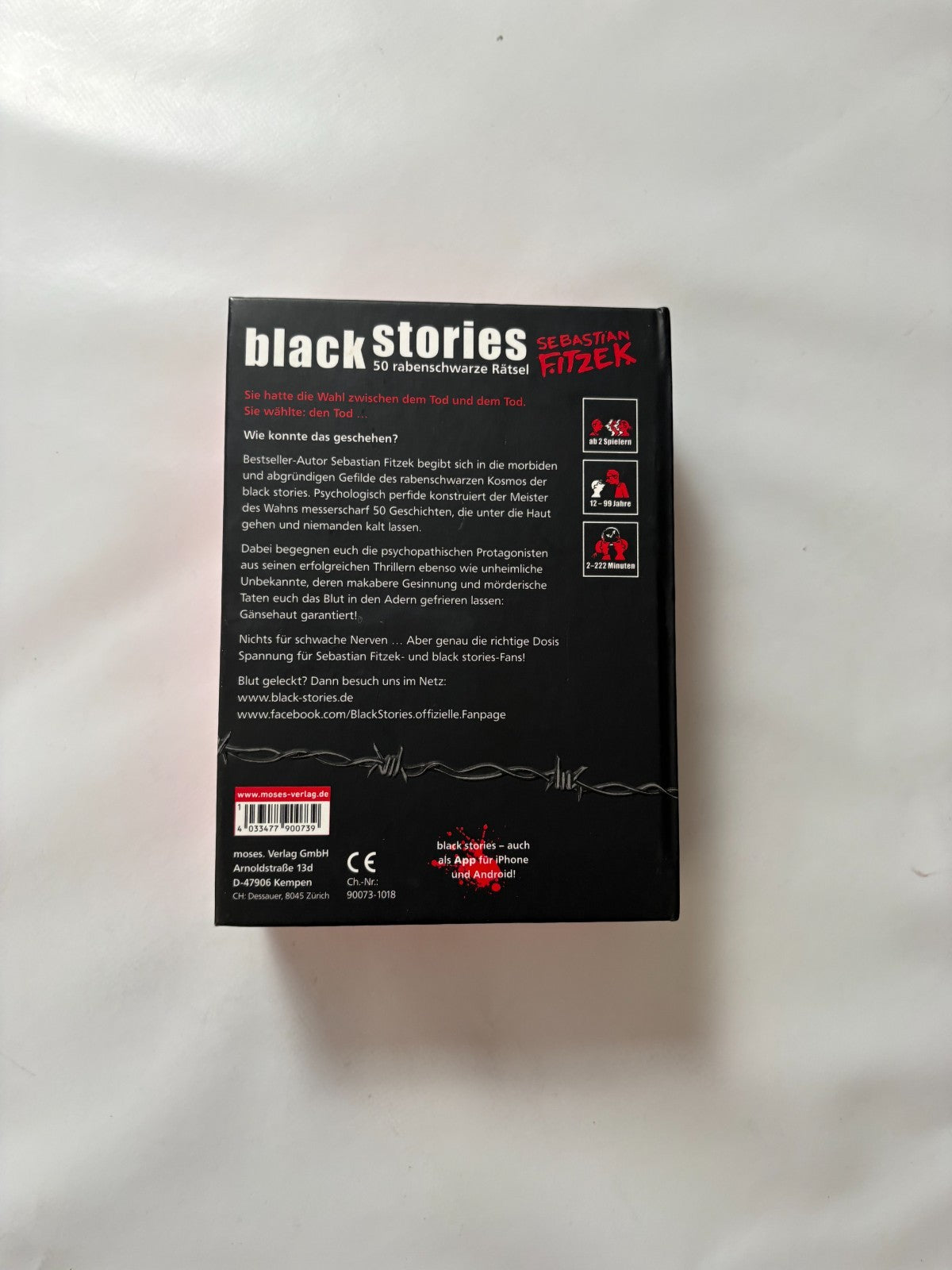 Black Stories Sebastian Fitzek Edition Moses - Vollständig - Ansicht 7