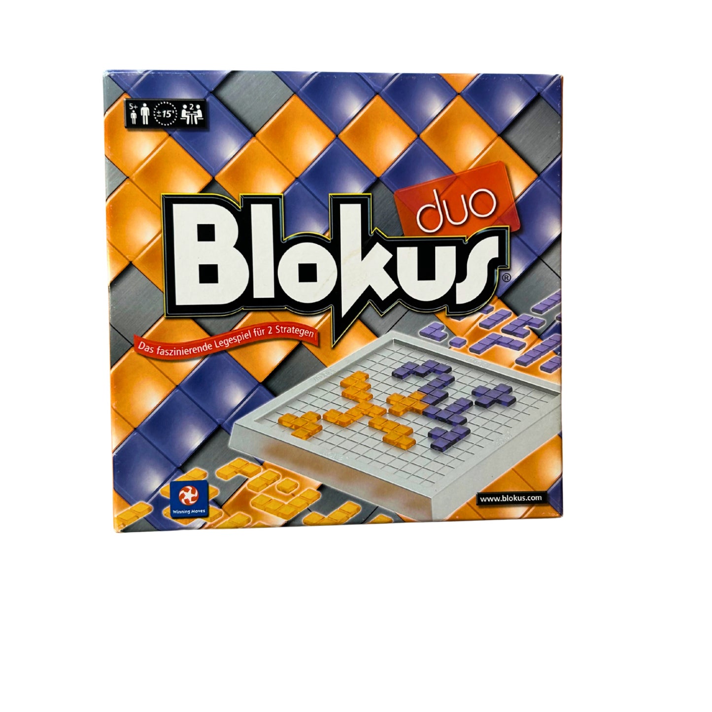 Blokus Duo - Winning Moves - Ab 5 Jahre - Für 2 Spieler – SKU A12549 – Gesellschaftsspiel gebraucht kaufen bei Brettspielimperium