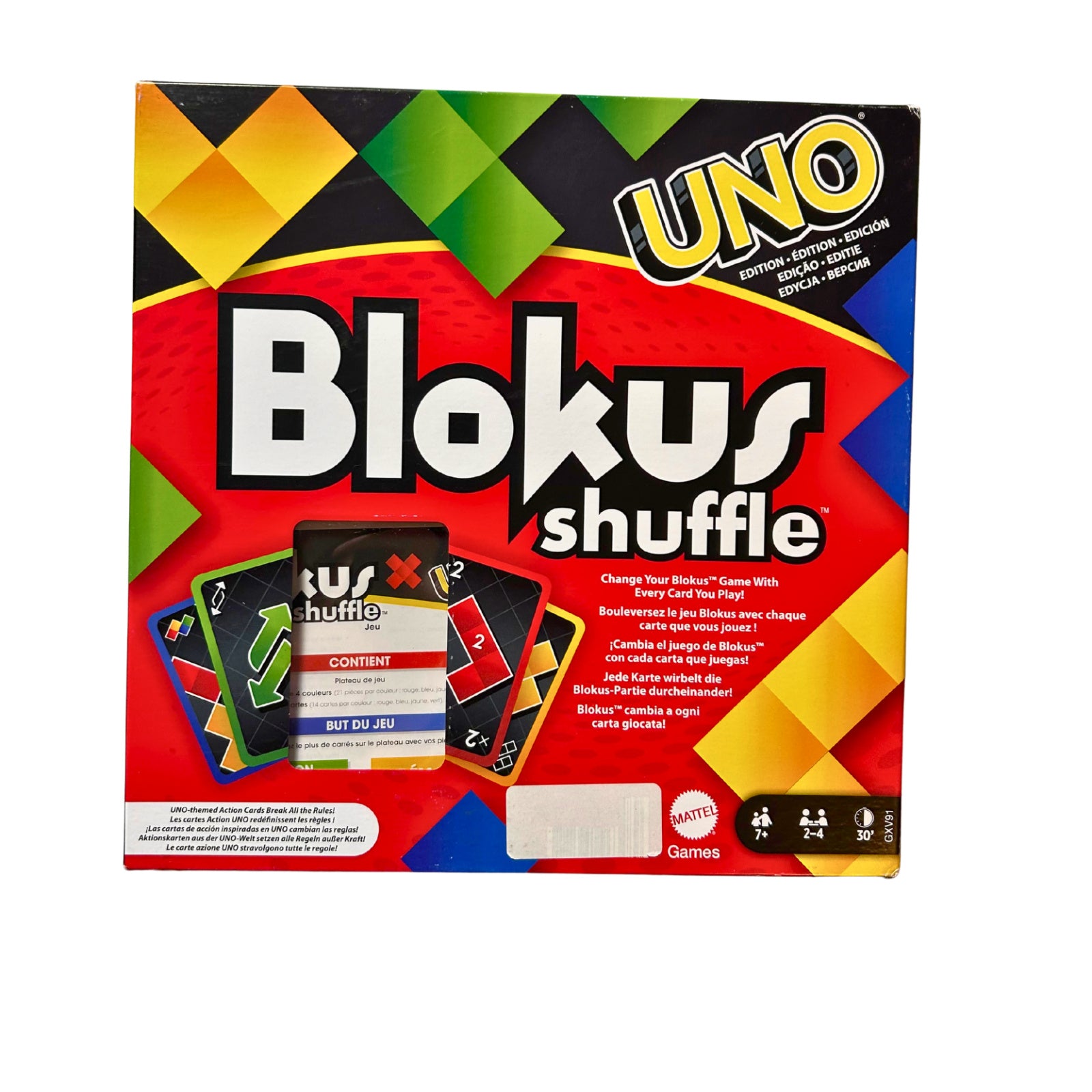 Blokus Shuffle UNO Edition Mattel – SKU A12042 – Kartenspiel gebraucht kaufen bei Brettspielimperium