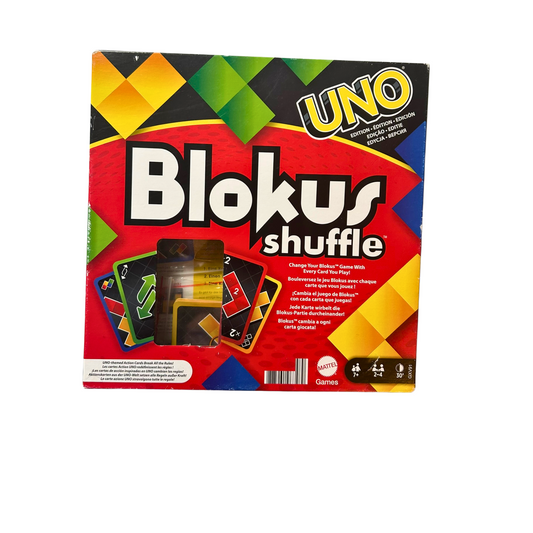 Blokus Shuffle UNO Edition Mattel  - Vollständig - Ansicht 1