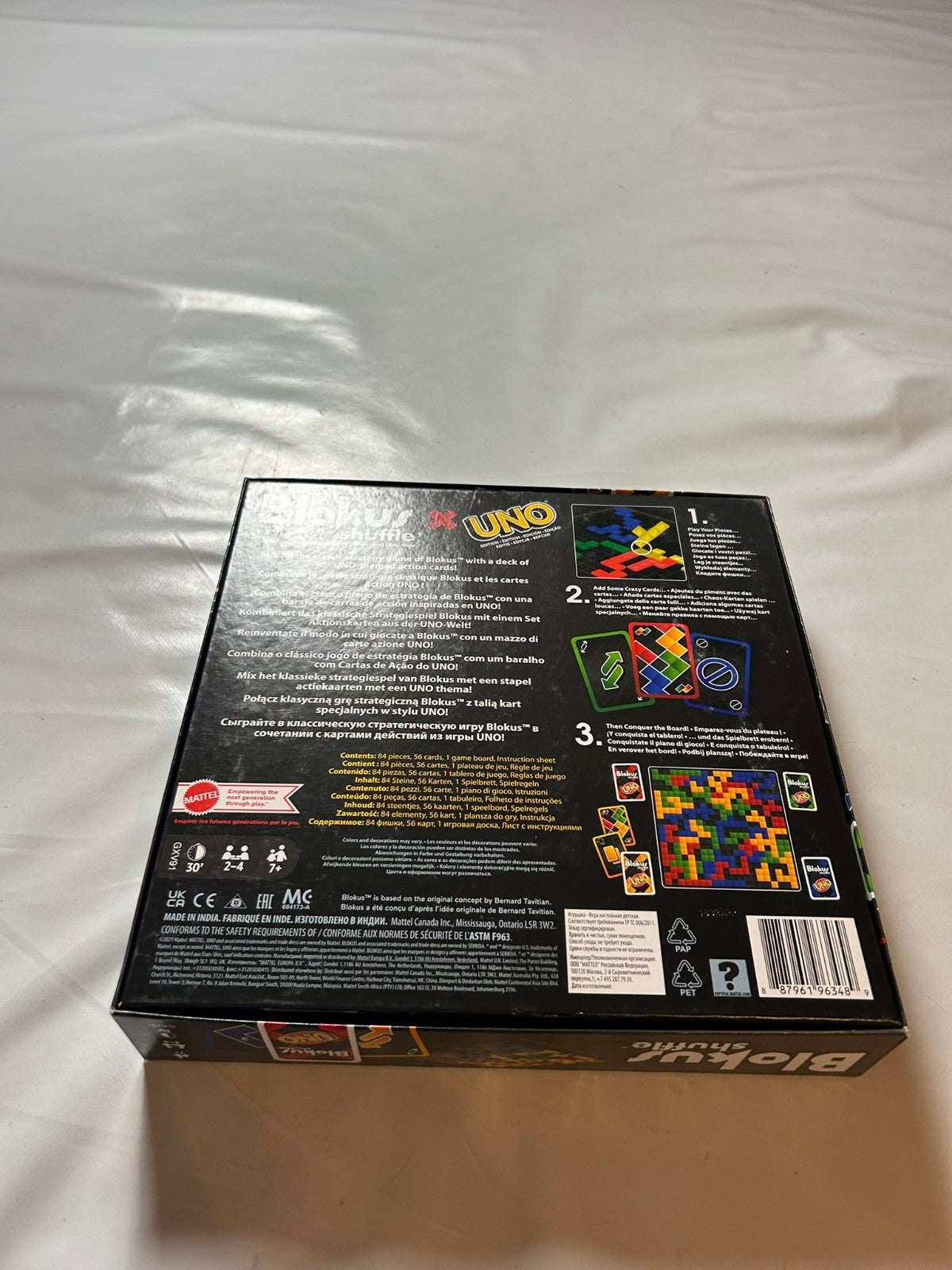 Blokus Shuffle UNO Edition Mattel   Vollständig Karten Neu - Ansicht 10