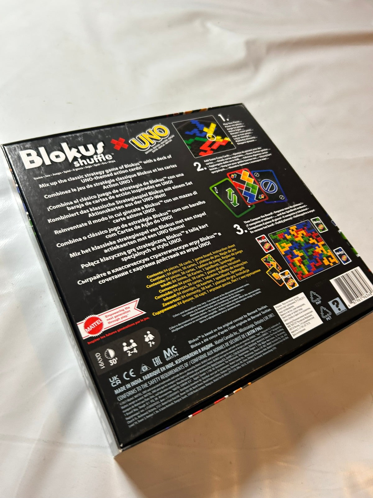 Blokus Shuffle UNO Edition Mattel   Vollständig Karten Neu - Ansicht 12