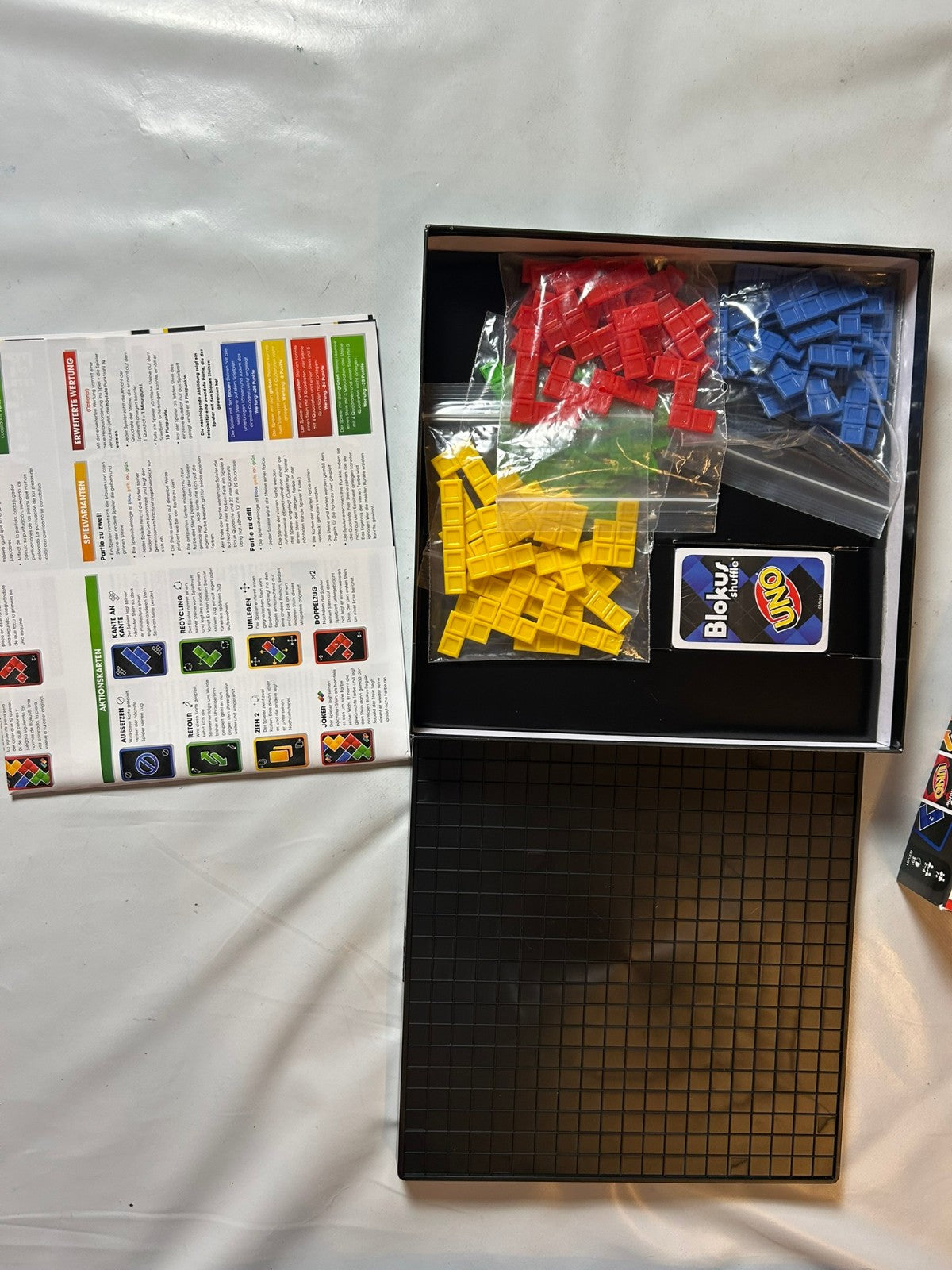 Blokus Shuffle UNO Edition Mattel   Vollständig Karten Neu - Ansicht 6