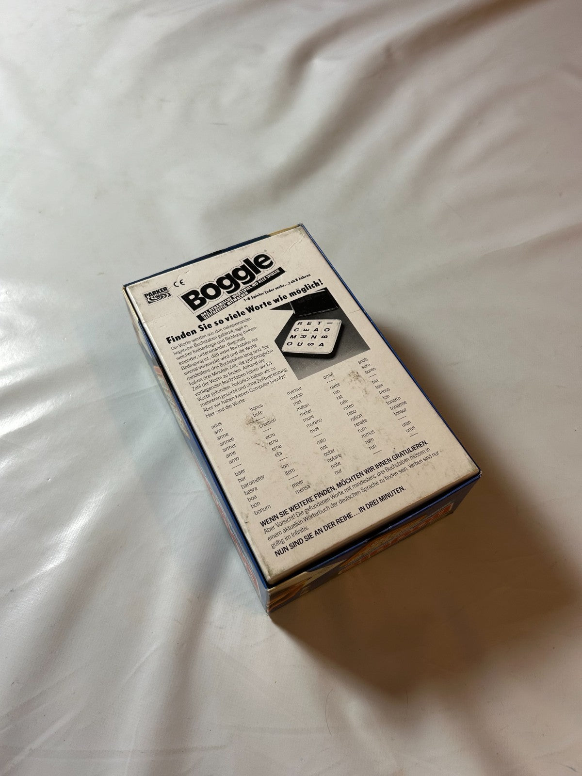 Boggle Kreuz und Quer durchs Wort Gewirr - PARKER  Deutsche 1985 - Vollständig - Ansicht 12