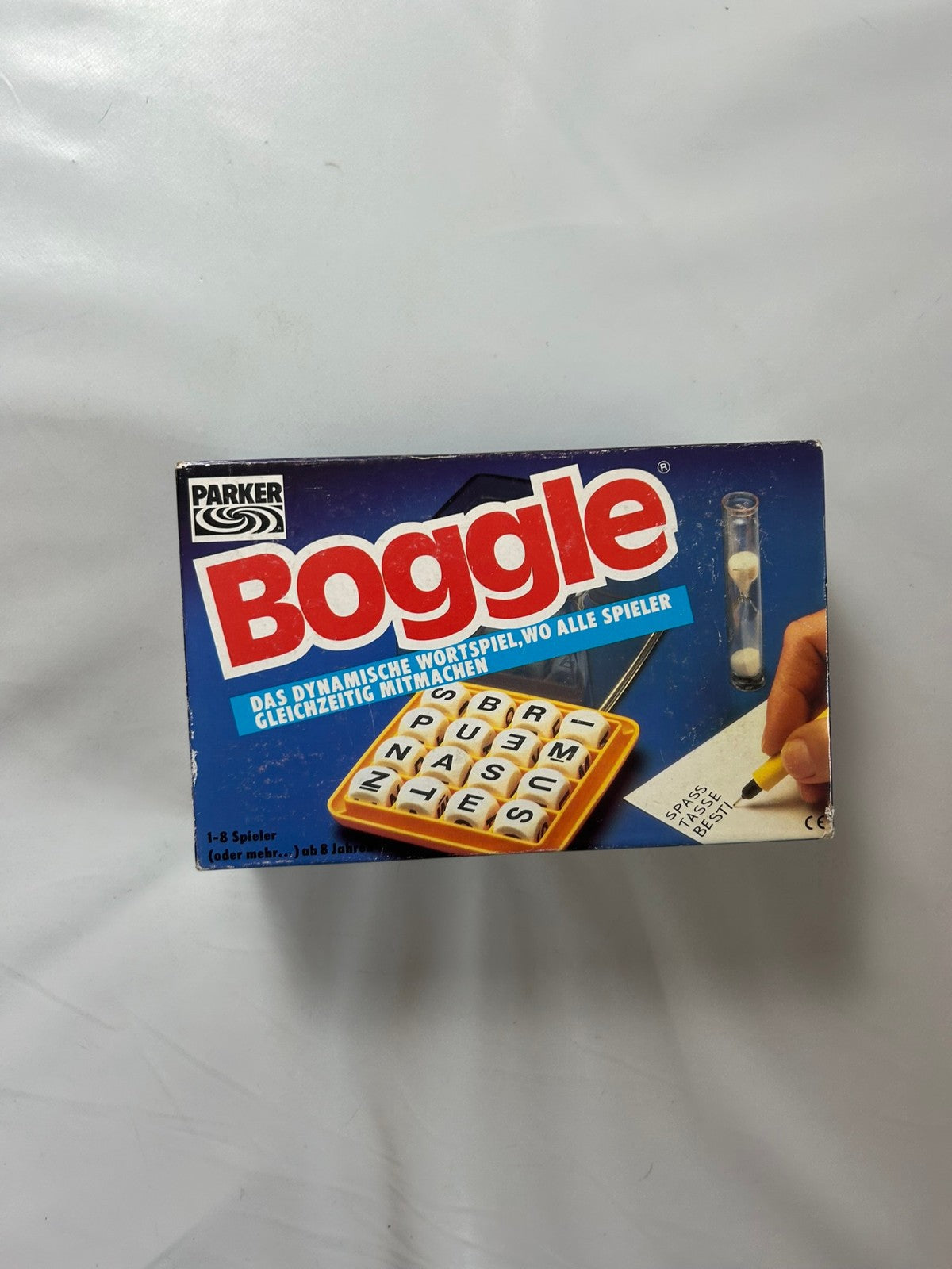 Boggle Kreuz und Quer durchs Wort Gewirr  PARKER  Deutsche 1985  Vollständig - Ansicht 2