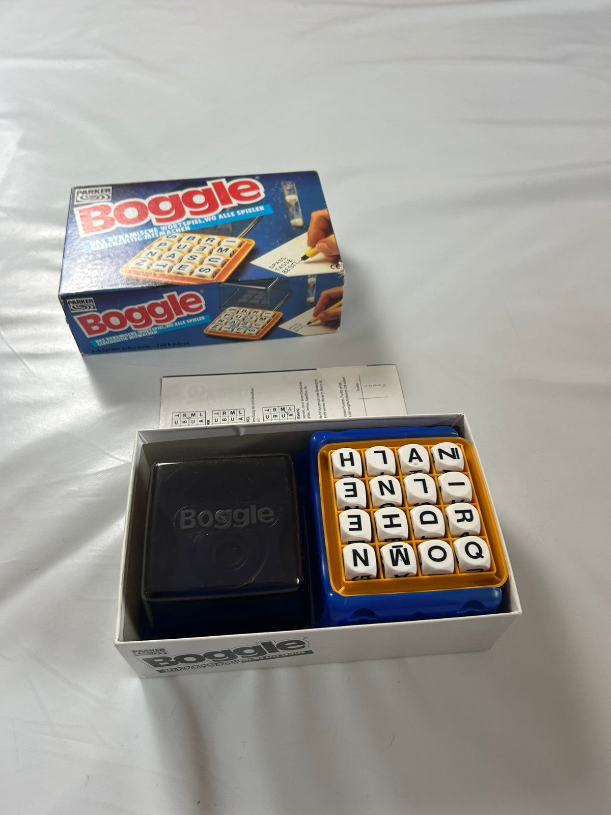 Boggle Kreuz und Quer durchs Wort Gewirr  PARKER  Deutsche 1985  Vollständig - Ansicht 7