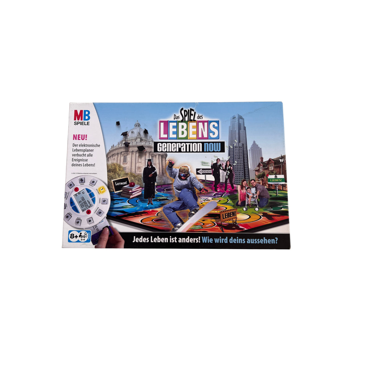 Brettspiel - Das SPIEL des LEBENS Generation NOW - MB – – SKU A13822 – Gesellschaftsspiel gebraucht kaufen bei Brettspielimperium