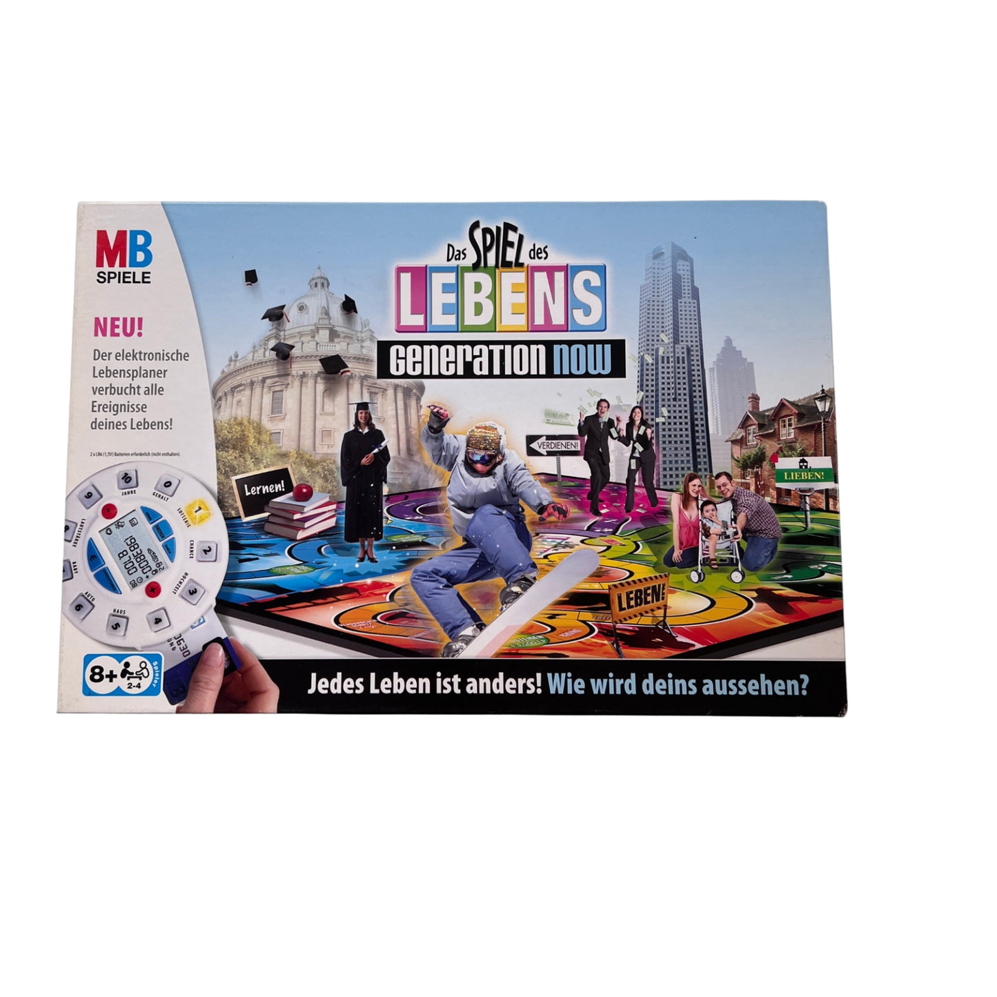 Brettspiel Das SPIEL des LEBENS Generation NOW MB – – SKU A14508 – Gesellschaftsspiel gebraucht kaufen bei Brettspielimperium