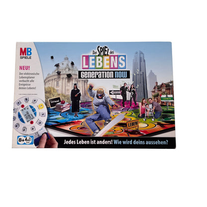 Brettspiel Das SPIEL des LEBENS Generation NOW MB – – SKU A14508 – Gesellschaftsspiel gebraucht kaufen bei Brettspielimperium