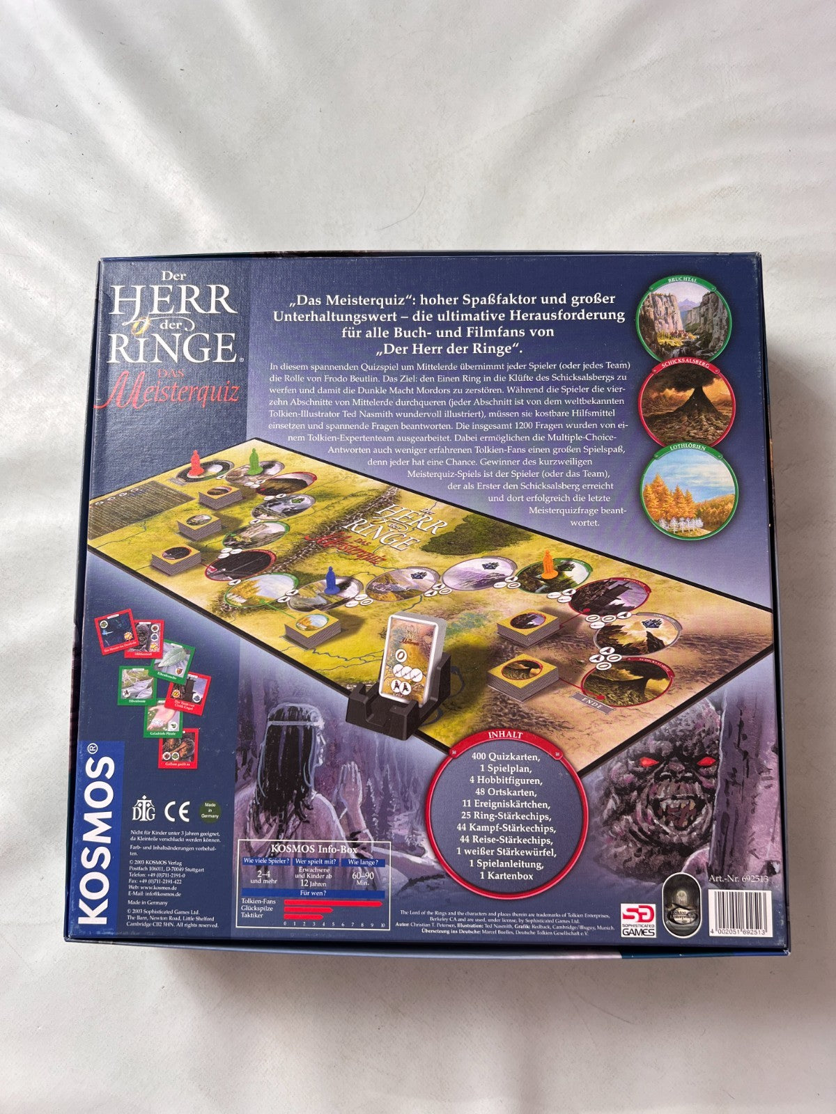 Brettspiel - Der Herr der Ringe, Das Meisterquiz - Kosmos - Vollständig - Ansicht 10