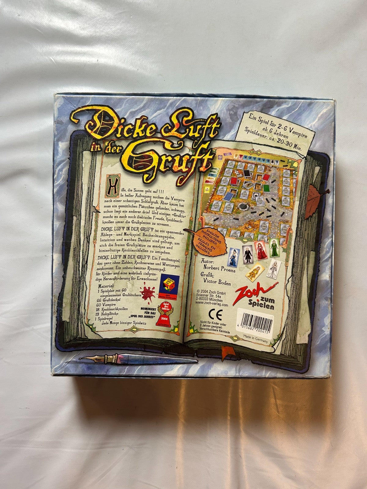 Brettspiel  Dicke Luft in der Gruft  Zoch  2004  Vollständig - Ansicht 10