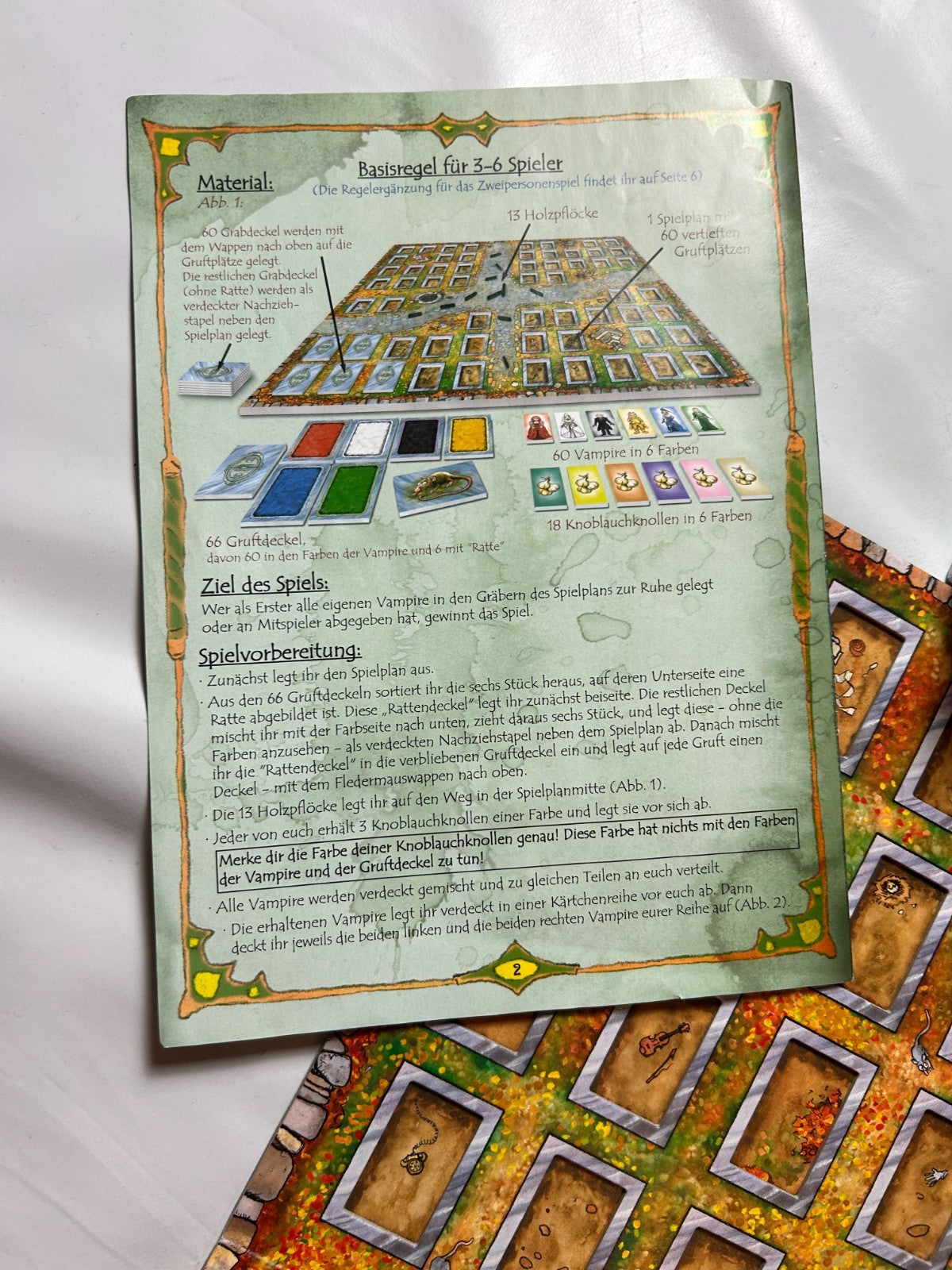 Brettspiel  Dicke Luft in der Gruft  Zoch  2004  Vollständig - Ansicht 8