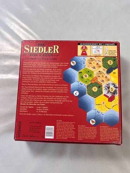 Brettspiel Die Siedler von Catan  Kosmos 1995  Holz  vollständig - Ansicht 11