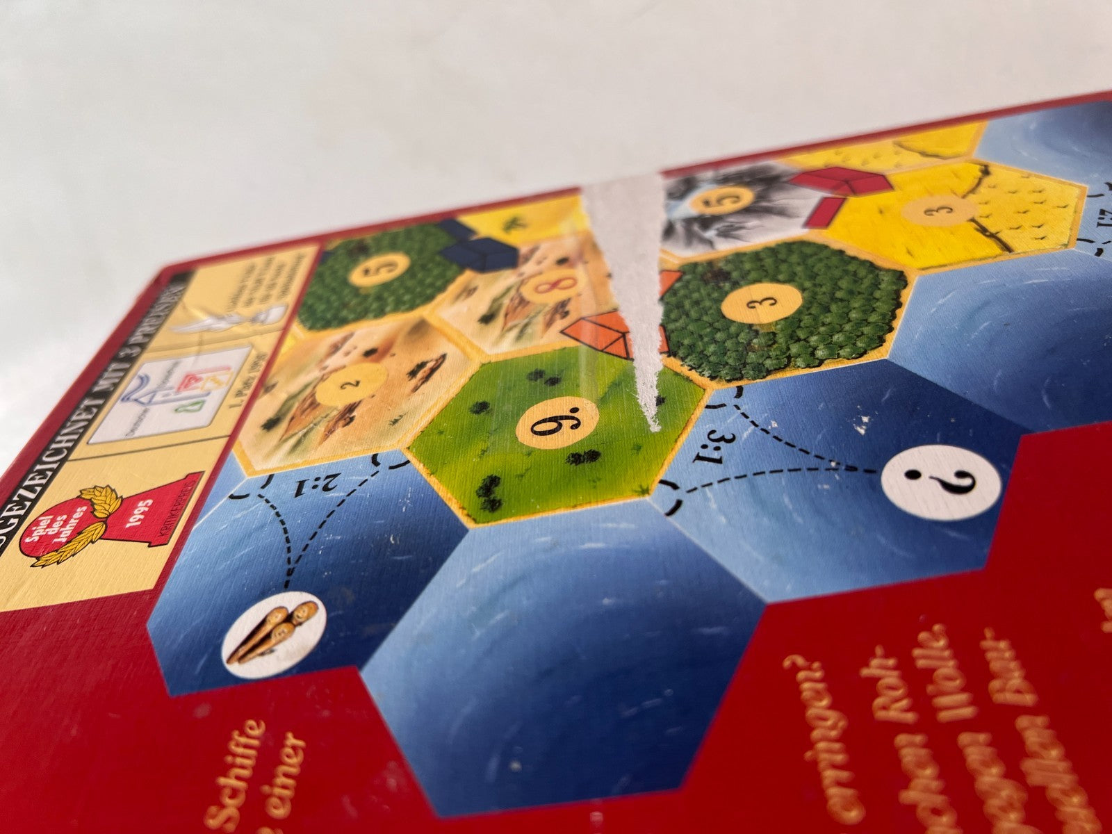 Brettspiel Die Siedler von Catan  Kosmos 1995  Holz  vollständig - Ansicht 13